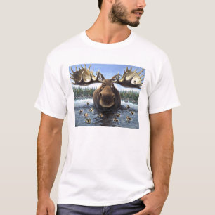 T-shirt Alces e patos