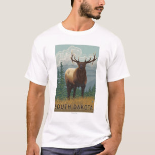 T-shirt Alces SceneSouth Dakota