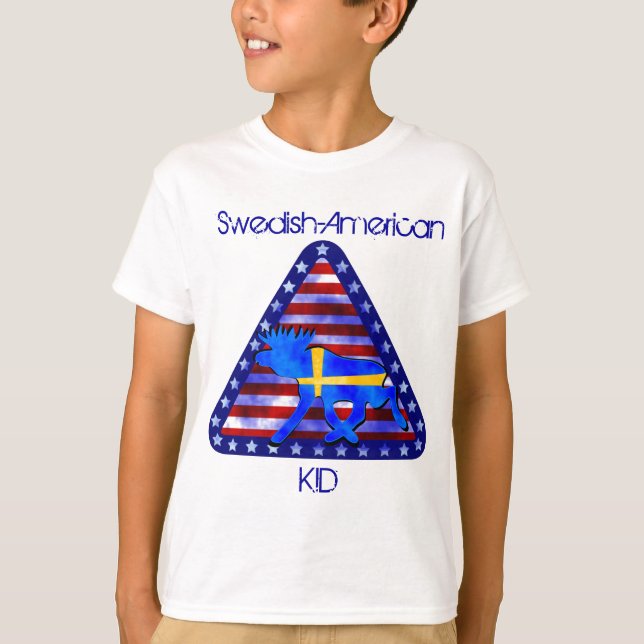 T-shirt Alces Sueco-Americanos (Frente)