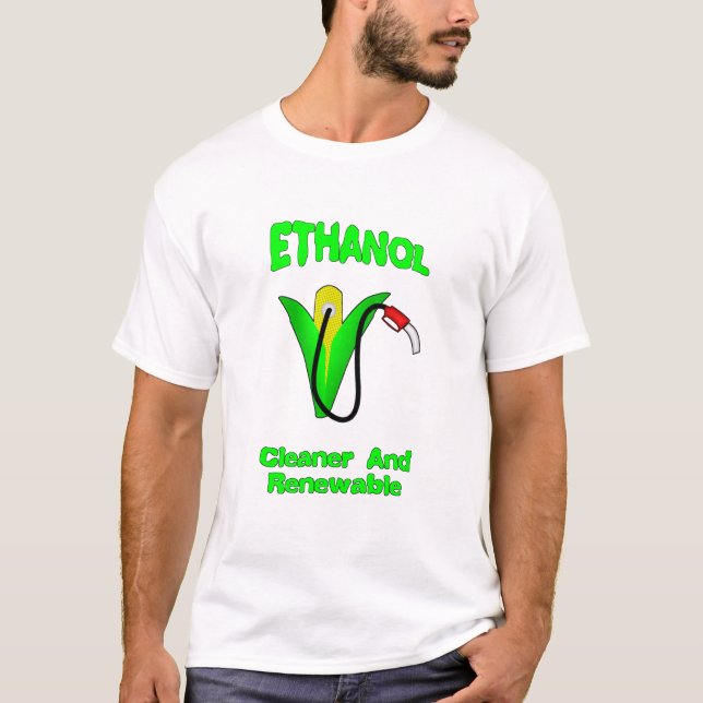 T-shirt Álcool etílico mais limpo (Frente)