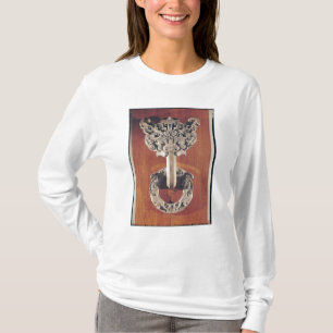 T-shirt Aldrava de porta do shou de P'u com um design do