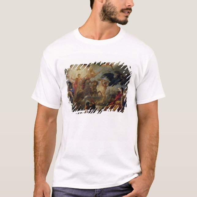 T-shirt Alegoria da batalha de Austerlitz (Frente)