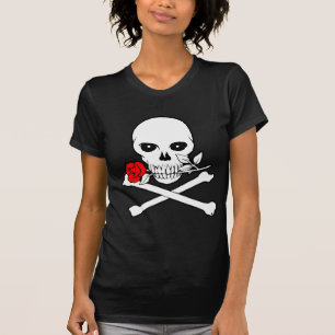 T-shirt alegre da obscuridade das senhoras de