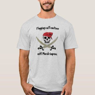 T-shirt alegre de Roger dos Floggings do pirata