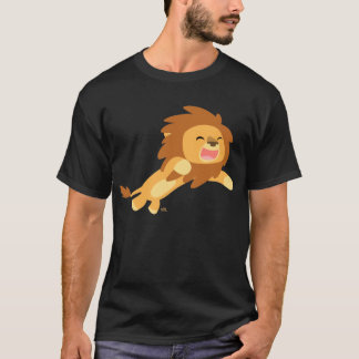 T-shirt alegre do leão dos desenhos animados