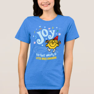 T-shirt Alegria pequena da senhorita Luz do sol ao mundo
