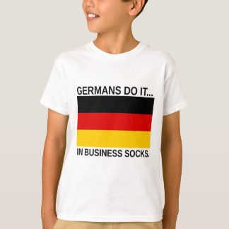 T-shirt Alemães Fazem Isso... Em Meias de Negócios