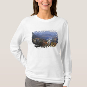 T-shirt Alemanha, Baviera, Castelo de Neuschwanstein. Rei