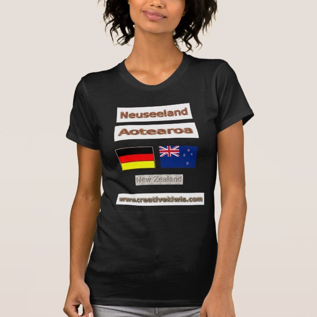 T-shirt Alemanha, Neuseeland (Frente)