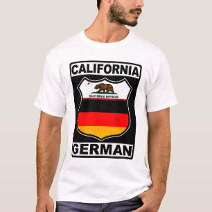 T-shirt Alemão da Califórnia americano