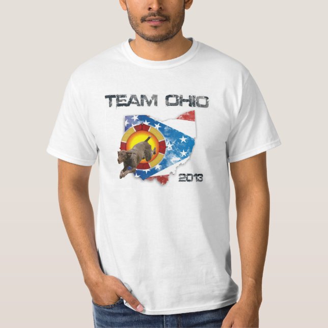 T-shirt alemão de "Troi" do ponteiro de cabelos (Frente)