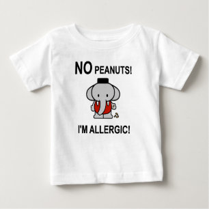 T-shirt Alergia a amendoins