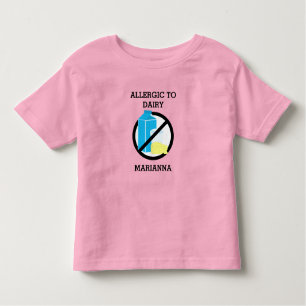 T-shirt Alergia a Laticínios Personalizados Sem Leite