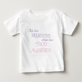 T-shirt Alergias Comidas da Princesa