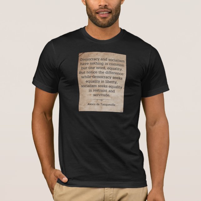 T-shirt Alexis de Tocqueville (Frente)