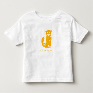 T-shirt Alfabeto do animal de Jaguar