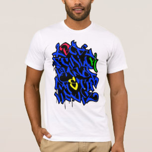 T-shirt Alfabeto dos grafites