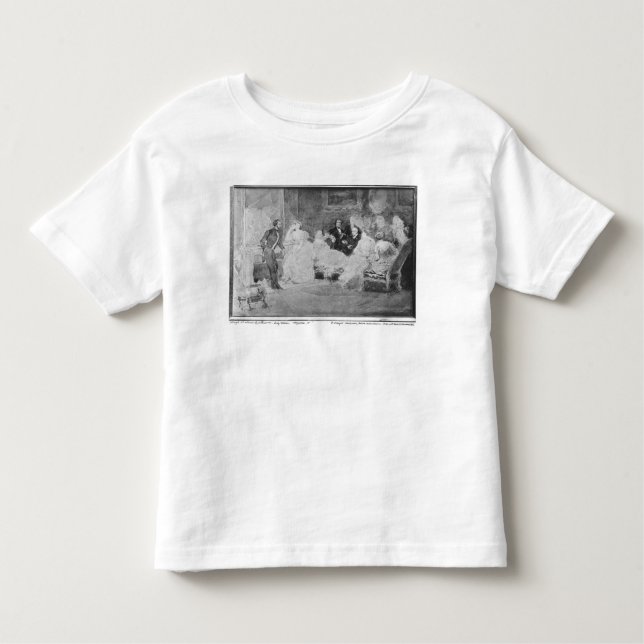 T-shirt Alfred de Musset Eugene Delacroix (Frente)