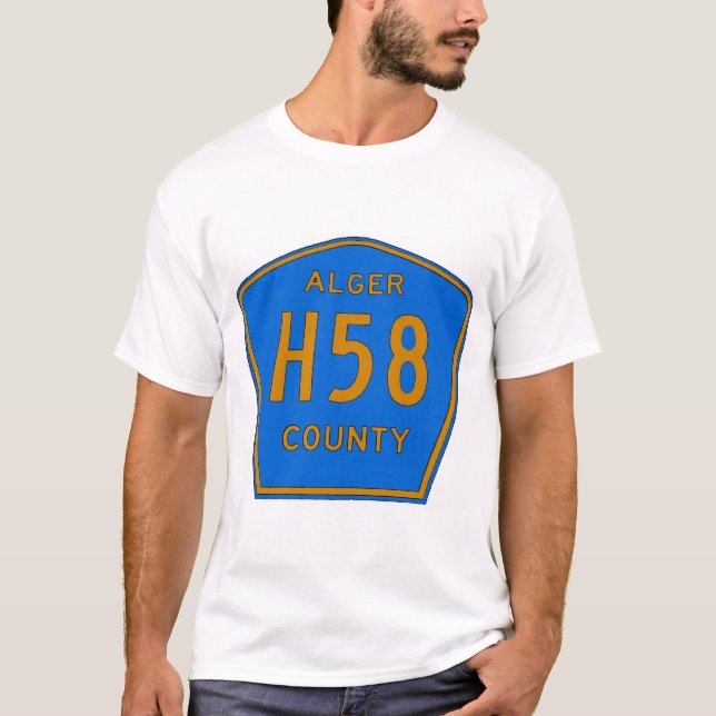 T-shirt Alger County H58 (Frente)