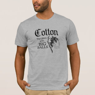 T-SHIRT ALGODÃO COM GRANDES BOLAS