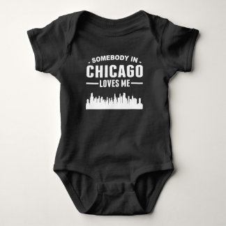 T-shirt Alguém em Chicago ama-me