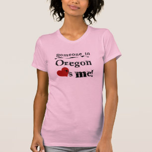 T-shirt Alguém em Oregon ama-me