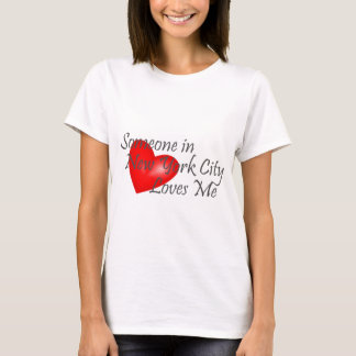 T-shirt Alguém na Nova Iorque ama-me