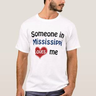 T-shirt Alguém no Mississippi me ama