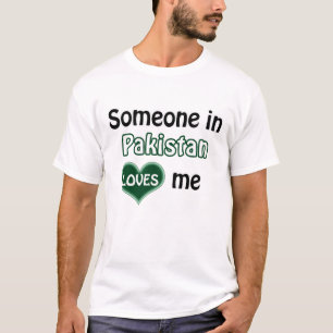 T-shirt Alguém no Paquistão me ama