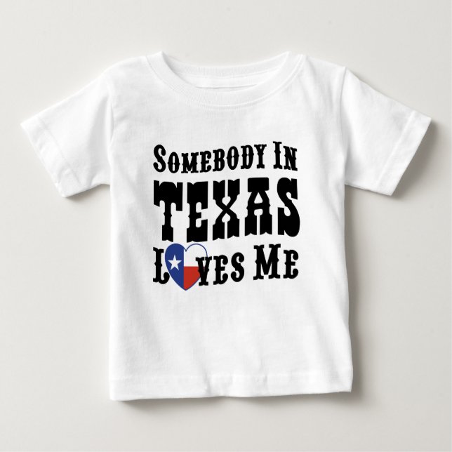 T-shirt Alguém No Texas Me Ama (Frente)