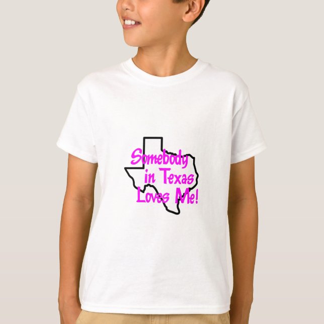 T-SHIRT ALGUÉM NO TEXAS ME AMA (Frente)