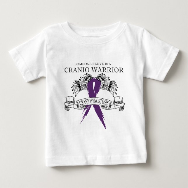T-shirt Alguém que amo tem Cranio (Frente)