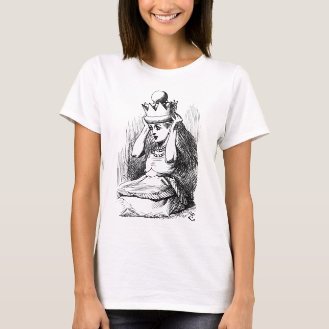 T-shirt Alice com uma coroa (Frente)