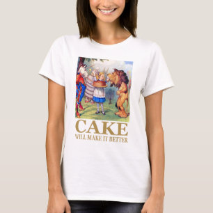 T-SHIRT ALICE DIZ, O "BOLO FÁ-LO-Á MELHOR "