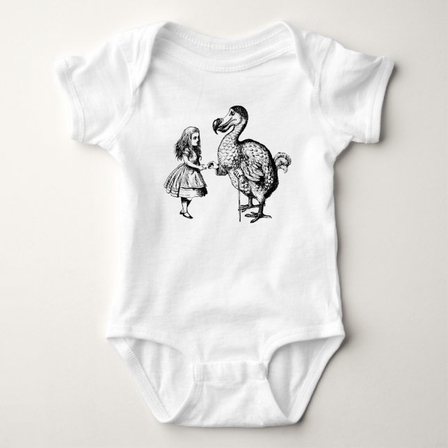 T-shirt Alice e o Dodo (Frente)