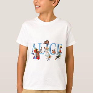 T-SHIRT ALICE E SEUS AMIGOS NA WONDERLAND