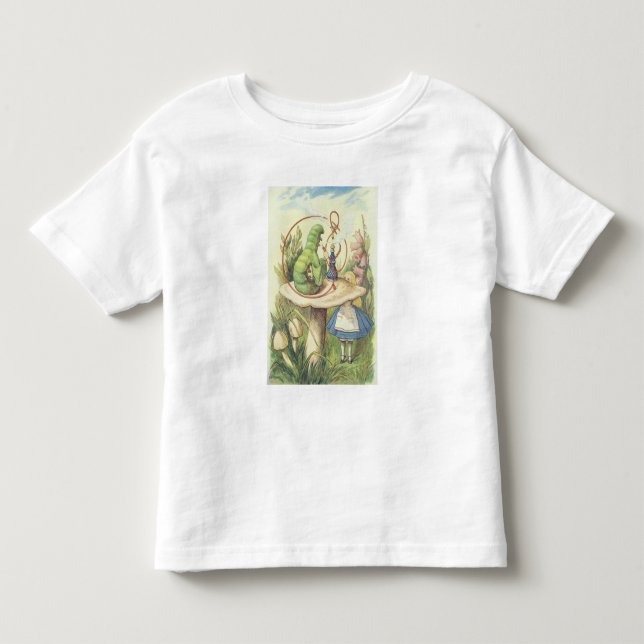T-shirt Alice encontra Caterpillar (Frente)