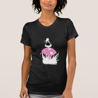 T-shirt Alice no Tshirt do país das maravilhas
