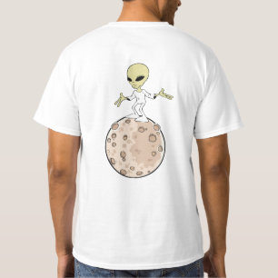 T-shirt “Alien sobre o seu planeta "