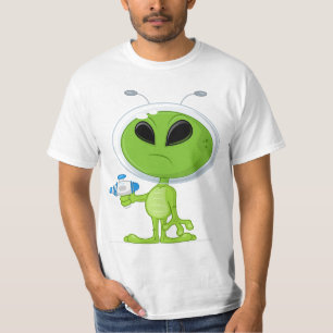 T-shirt Alienígena com dinamitador