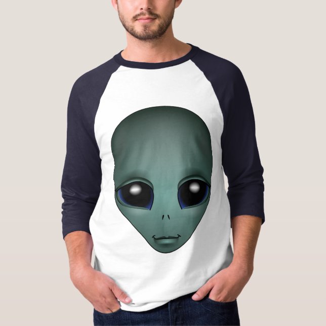 T-shirt Alienígena de Baseball em Jersey, alienígenas (Frente)