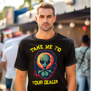 T-Shirt Alienígena Engraçado "Leve-me ao seu vende