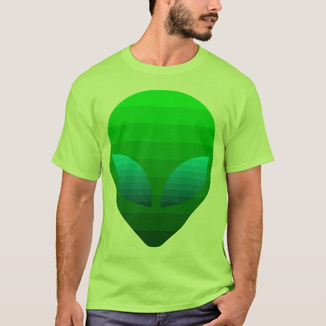 T-shirt Alienígena Espacial Rave de Kawaii (Frente)