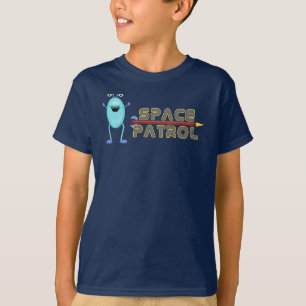 T-shirt Alienígena Exterior Rocket Design de Impressão de 