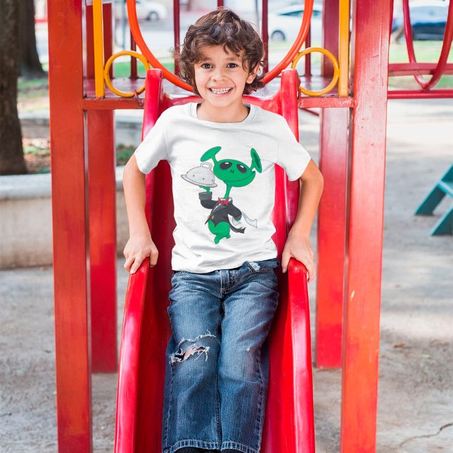T-Shirt Alienígena Verde (Criador carregado)