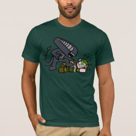 T-shirt Alienígena vs Soldado 2