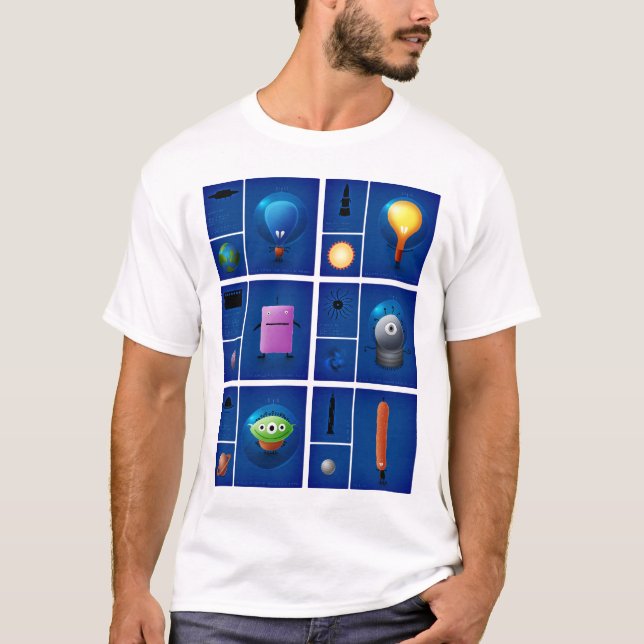 T-shirt Aliens (Frente)
