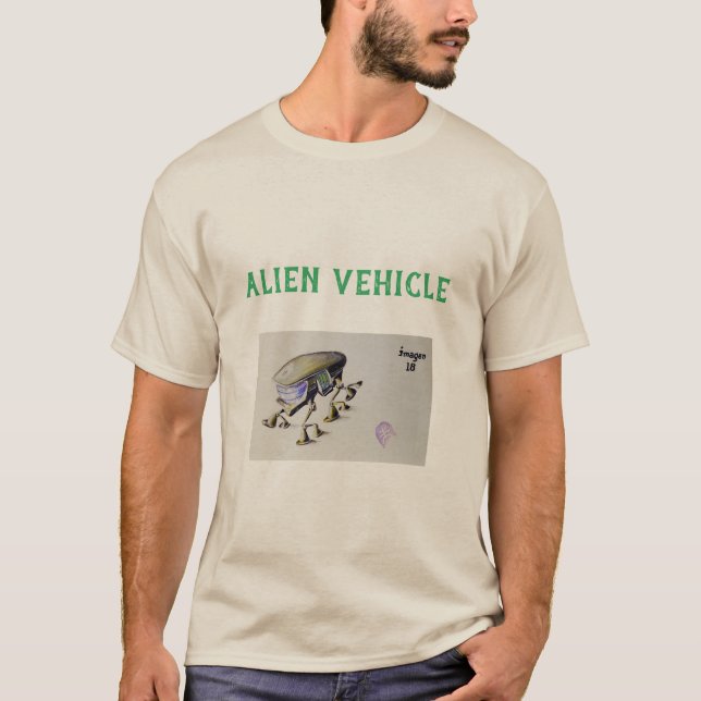T-shirt aliens home (Frente)