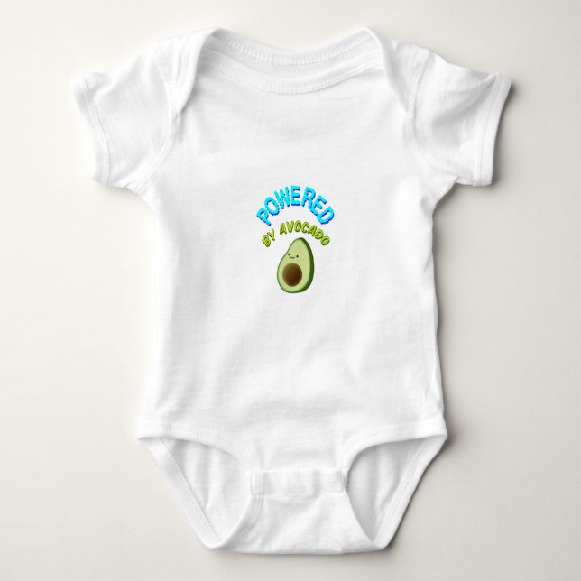 T-shirt Alimentado Por Abacate (Frente)