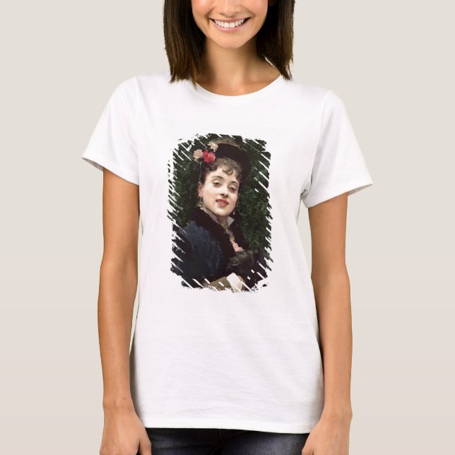 T-shirt Aline Masson, o Modelo do Artista (óleo no painel) (Frente)